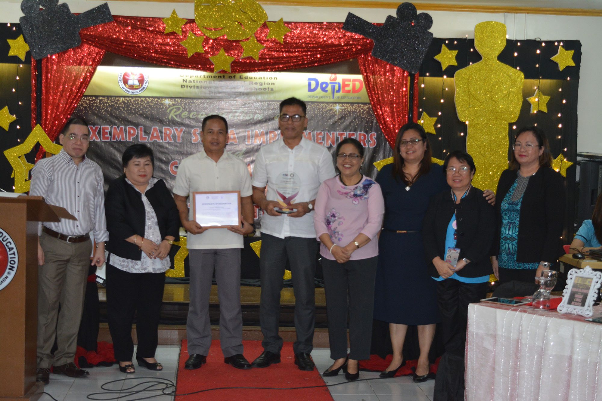 SDO-PASAY AWARDS BEST PRACTICES, EXEMPLARY SMEA IMPLEMENTERS - Deped Pasay